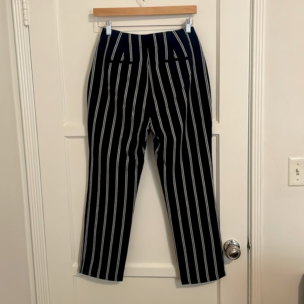J. Crew Sailor Pant in Stripe Navy and White - Picture 4 of 14